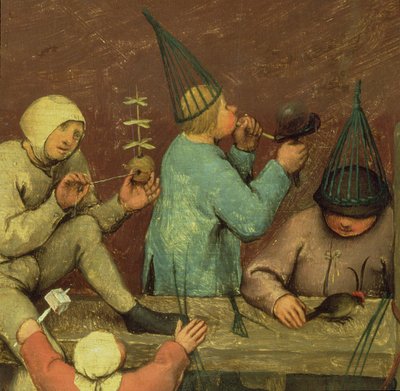 Kinderspiele: (Detail) von Pieter Bruegel the Elder
